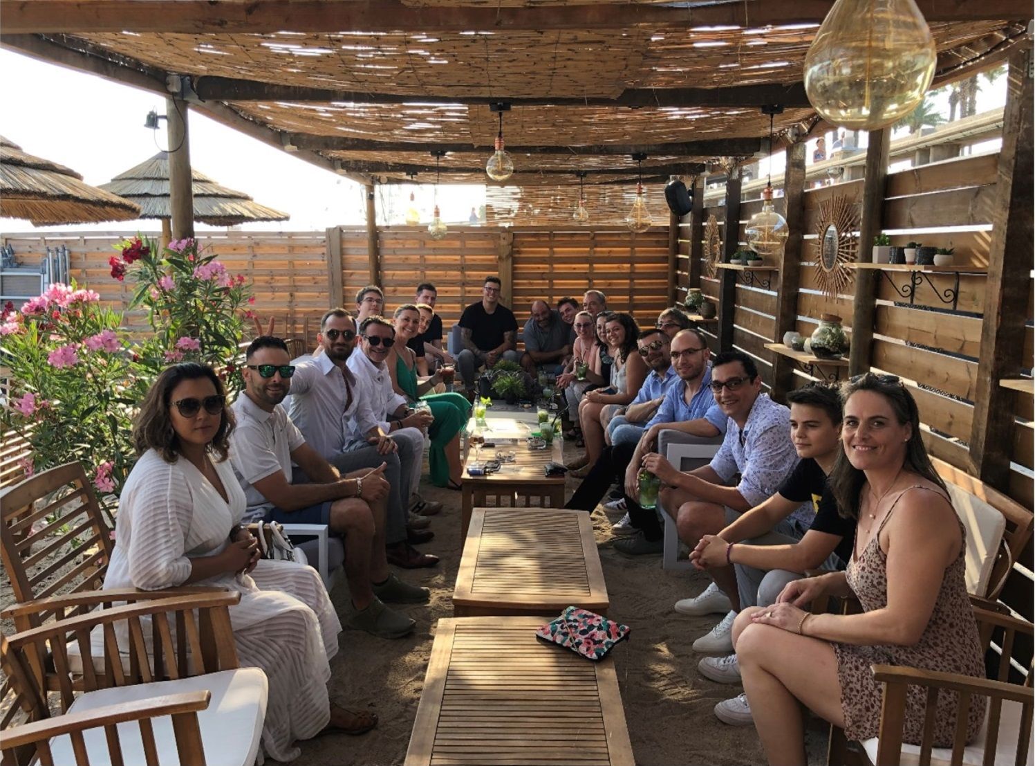 Afterwork at Rocher Plage on Saint-Raphaël